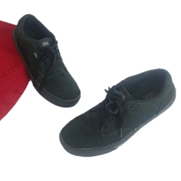 Vans Shoes - Van's Black Canvas Sneakers Size 7
